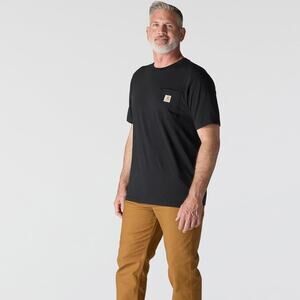 Carhartt Iconic K87 Pocket T-Shirt Size M Black (400)